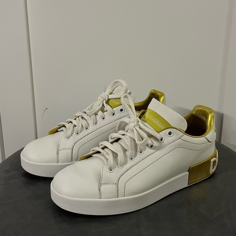 Dolce & Gabbana Portofino White Metallic Yellow